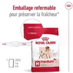 Croquettes pour chien adulte de taille moyenne Royal Canin Medium Adult - 3 kg