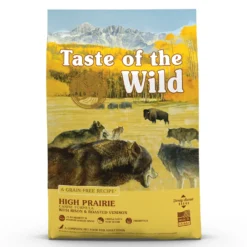 Croquettes pour chien adulte sans céréales bison et gibier rôti Taste of the Wild High Prairie - 5,6 kg