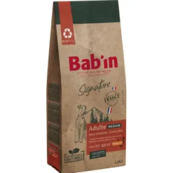 Croquettes pour chien medium adulte au poulet sans céréales Bab'in Signature - 12 kg