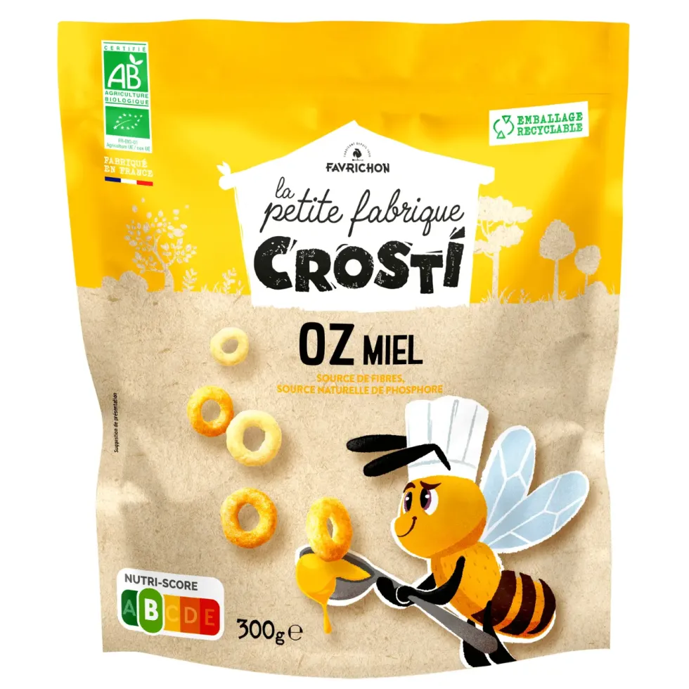Crosti bombs miel bio Favrichon - 300 g