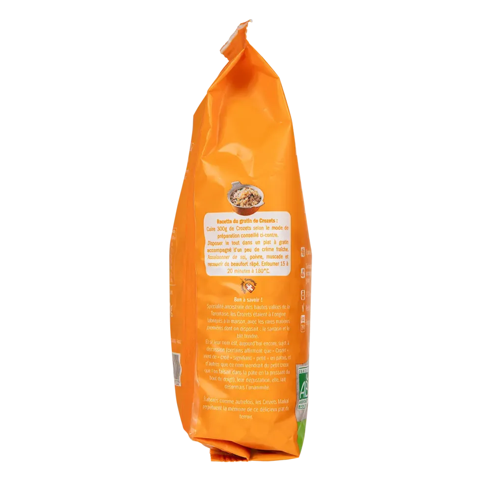 Crozets au sarrasin bio - 500 gr