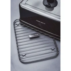 Cuiseur et grille pour plancha coloris noir en titane Forge Adour - 30 x 21,5 x 1,2 cm