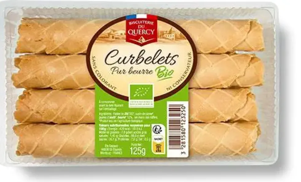 Curbelets pur beurre bio Biscuits les Saules - 125 g
