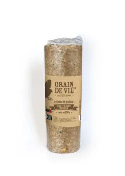 Cylindre de graisse pour oiseaux du ciel aux fruits rouges Grain de Vie - 850 g
