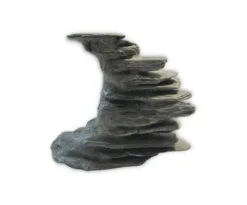 Décoration pour aquarium coloris gris Gioiashrimp OvooStone - Taille S