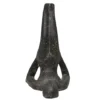 Décoration pour jardin aquatique coloris noir en pierre reconstituée figurine yoga SEDA Salamba Sarvashana - 30 cm