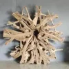 Décoration pour jardin aquatique ronde coloris marron racine de teck SEDA - Ø 200 cm