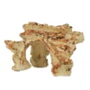 Décor pour aquarium céramique naturelle coloris beige 3 trous Tyrol
