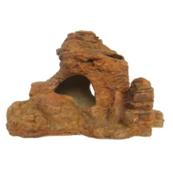 Décor pour terrarium en résine coloris marron Reptile Planet Mont Nimba Rock - 28,5 x 13 x 18 cm