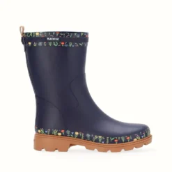 Demi-botte Judy coloris marine en caoutchouc Blackfox - pointure 38