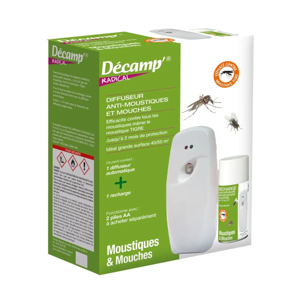 Diffuseur anti-moustique avec recharge Decamp