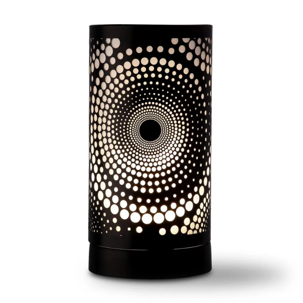 Diffuseur par chaleur douce coloris noir en métal Calorya n°12 Zen' Arôme - diffusion 20 m2