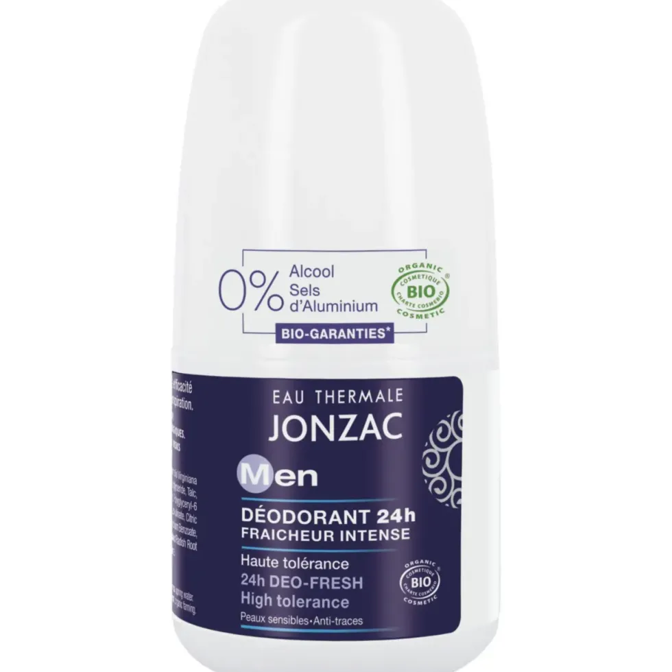 Déodorant fraîcheur intense 24 h bio Eau Thermale Jonzac homme – 50 ml