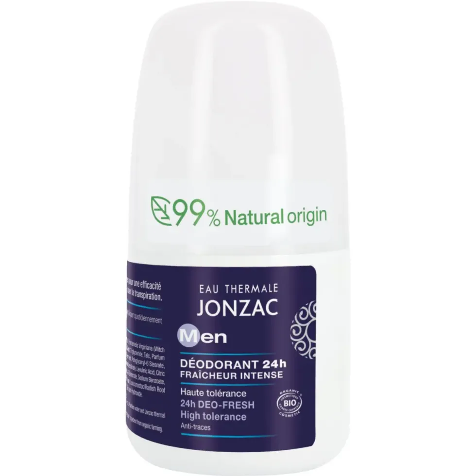 Déodorant fraîcheur intense 24 h bio Eau Thermale Jonzac homme – 50 ml
