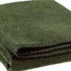 Drap de douche en coton coloris romarin Vivaraise Bora - 130 x 70 cm