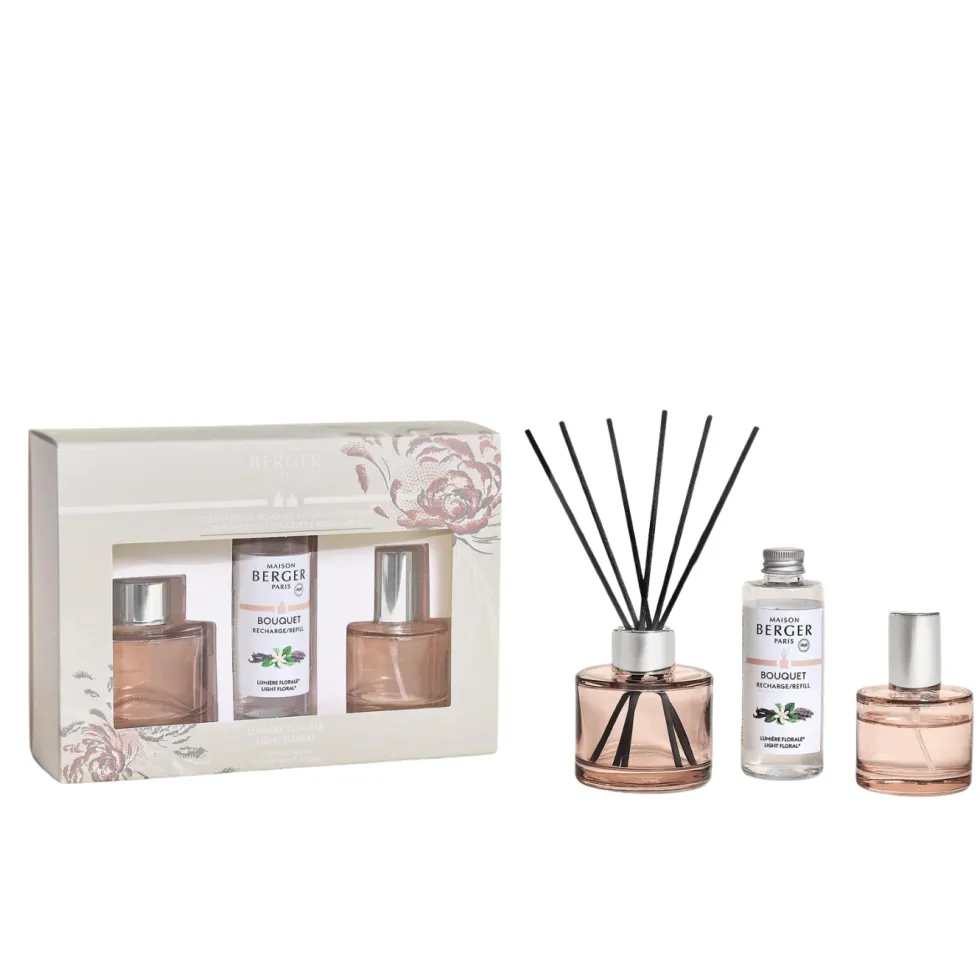 Duo mini spray Ophélia senteur lumière florale Maison Berger Paris - 90 x 50 ml