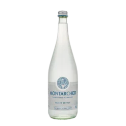 Eau de source plate en bouteille de verre Montarcher - 1 L