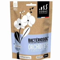 Engrais pour plantes d’intérieur et orchidées Sobac Bactériosol - 500 g