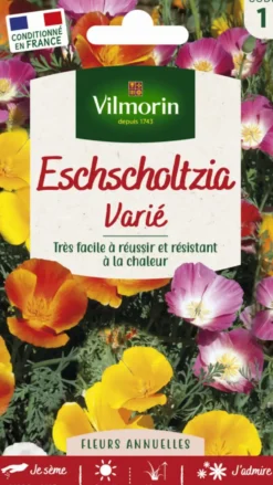 Eschscholtzia Varié Vilmorin - graines à semer