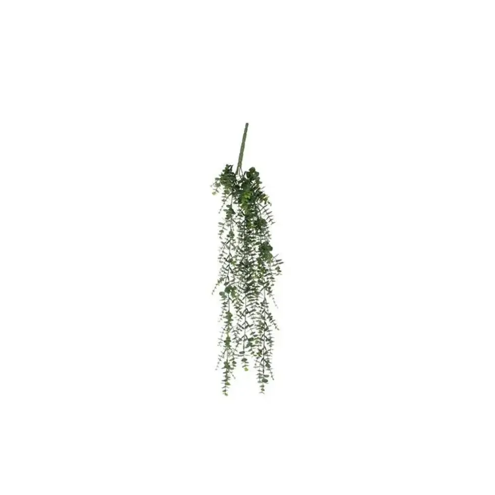 Eucalyptus en chute vert plante artificielle à suspendre 65 cm