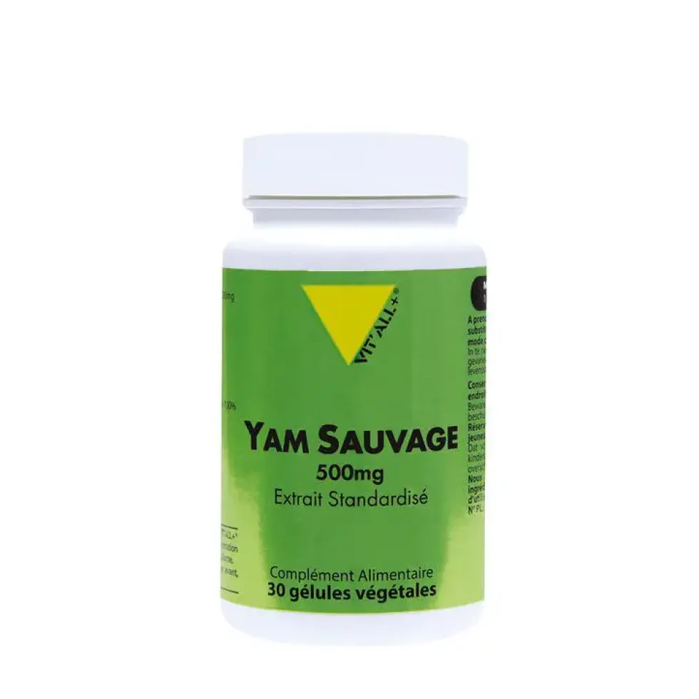 Extrait standardisé de yam mexicain sauvage en boite de 30 comprimés