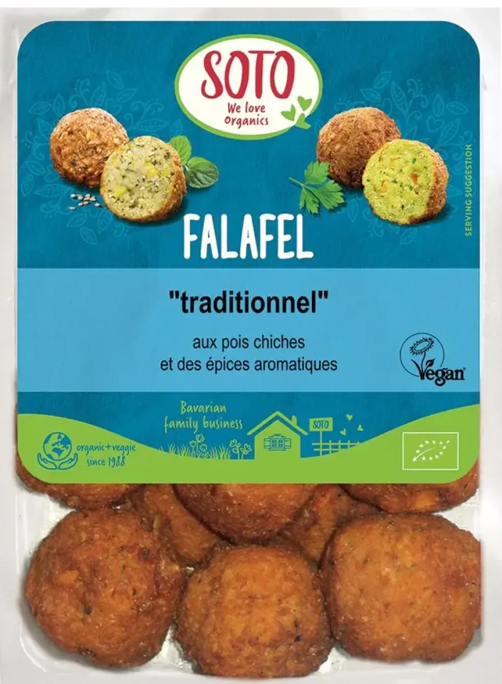 Falafel traditionnel bio x 6 Soto - 200 g