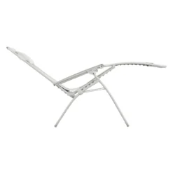 Fauteuil de relaxation de jardin relax R CLIP Batyline® coloris beige Lafuma - 68 x 88 x 115 cm