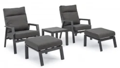 Fauteuil inclinable KLEDI - Anthracite - BIZZOTTO