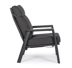 Fauteuil inclinable KLEDI - Anthracite - BIZZOTTO