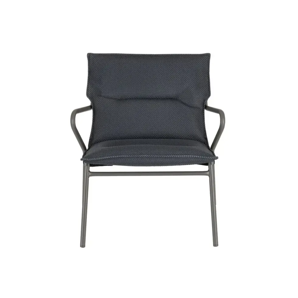 Fauteuil 1 place Vence BeComfort coloris gris Lafuma - 68 x 69x 70 cm