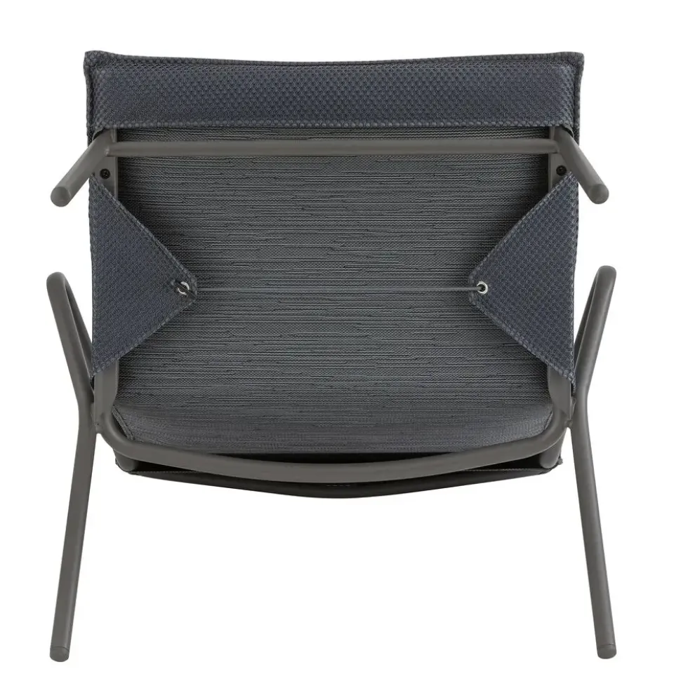 Fauteuil 1 place Vence BeComfort coloris gris Lafuma - 68 x 69x 70 cm
