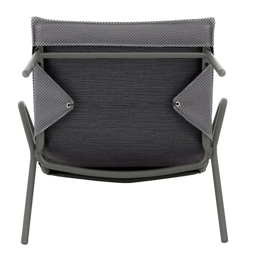 Fauteuil 1 place Vence BeComfort coloris gris Lafuma - 68 x 69x 70 cm
