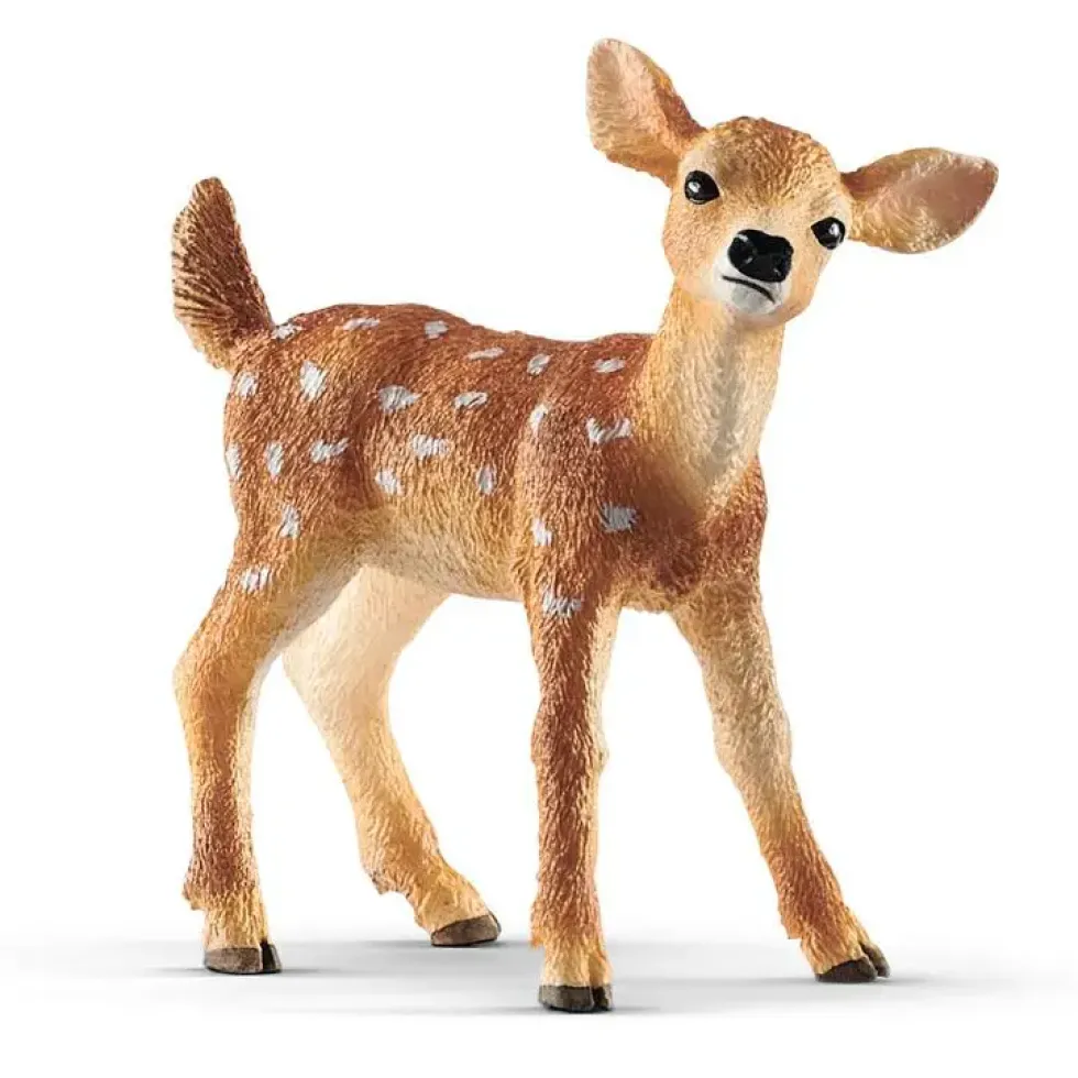 Figurine Faon de Virginie plastique 5,2x5,3x2 cm à partir de 4 ans