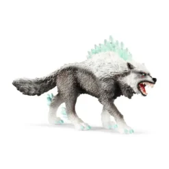Figurine Loup des neiges plastique 15x18x8,2 cm 7-12 ans