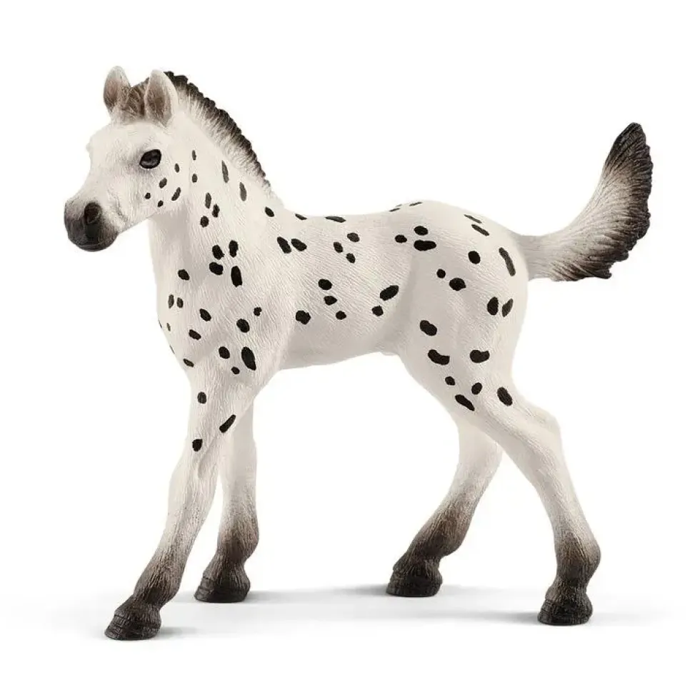 Figurine Poulain Knabstrupper plastique 9x2x8 cm à partir de 5 ans