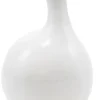Figurine poule coloris blanc en céramique - 15,5 x 15,5 cm