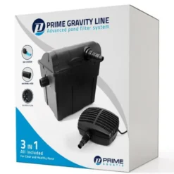 Filtre à gravité avec UV et pompe pour bassin PRIME AQUATIC Gravity Line 6000 - 6000L