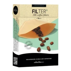Filtres à café en papier brun n°4 - les 100