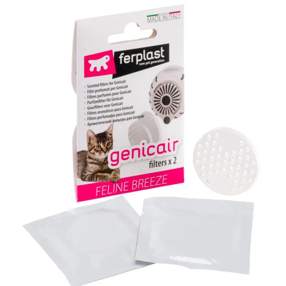 Filtres de remplacement pour Genicair coloris blanc Ferplast - x 2