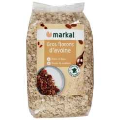 Flocon d'avoine gros bio Markal - 500 g