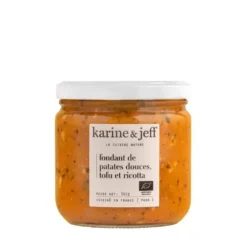 Fondant bio de patates douces, tofu et ricotta bio Le bonheur est dans le pot - 360 g