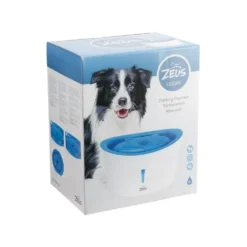 Fontaine à eau pour chien coloris blanc Zeus - 6 L