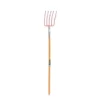 Fourche à compost rouge en acier et bois 163 cm