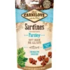 Friandise pour chat snack demi-sec à la sardine Carnilove - 50 g