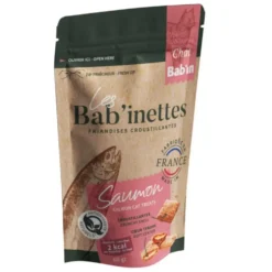 Friandises pour chat au saumon Bab'in Les Bab'inettes - 60 g