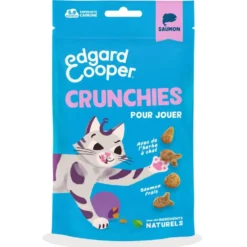Friandises pour chat au saumon sans céréales Edgard & Cooper Crunchies - 50 g