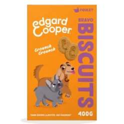 Friandises pour chien adulte au poulet biscuits Edgard & Cooper - 400 g