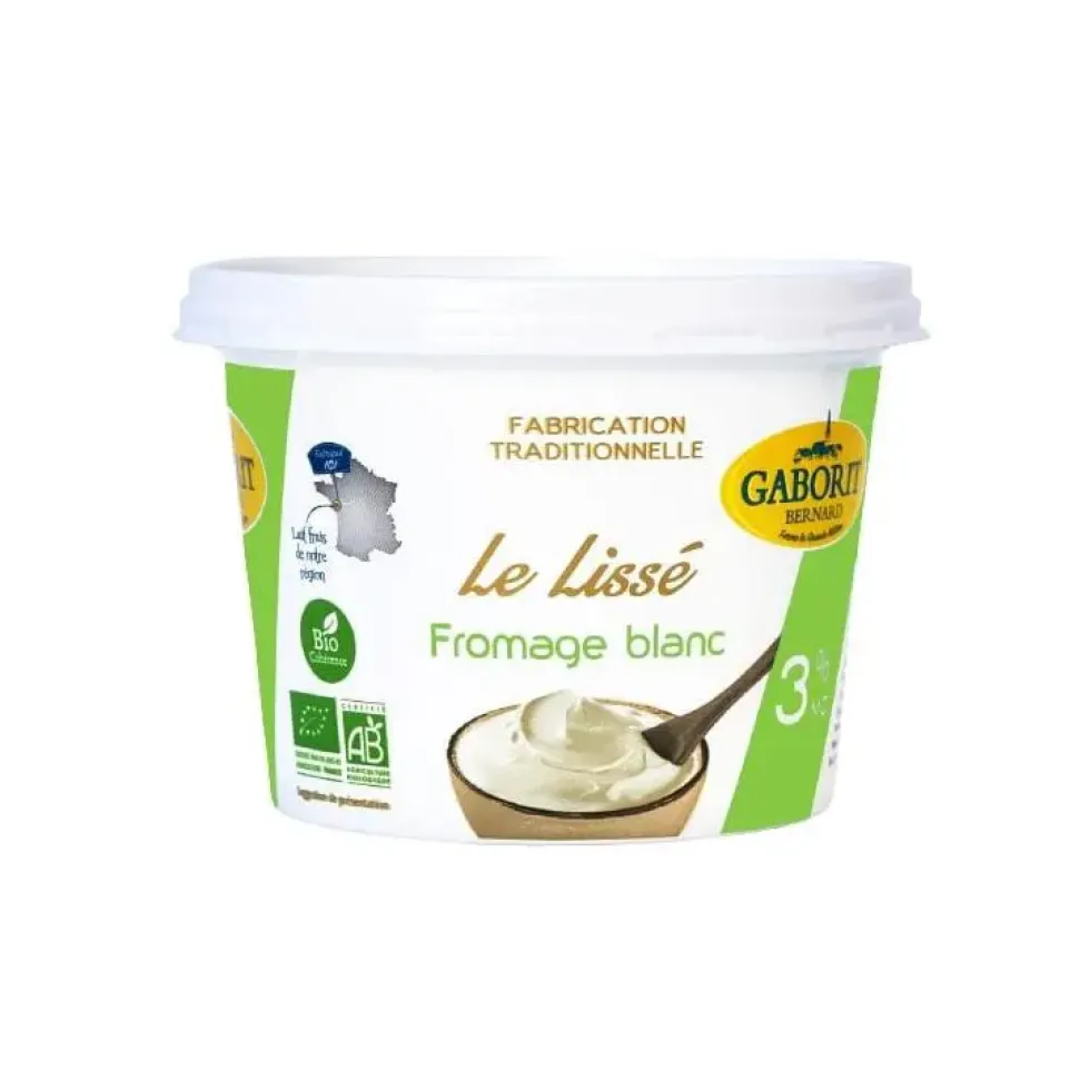Fromage blanc 3% lissé Gaborit - 500 g