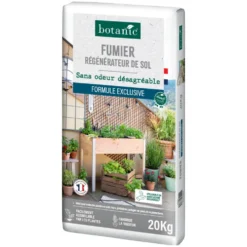 Fumier régénérateur de sol lombricomposté botanic® - 20 kg