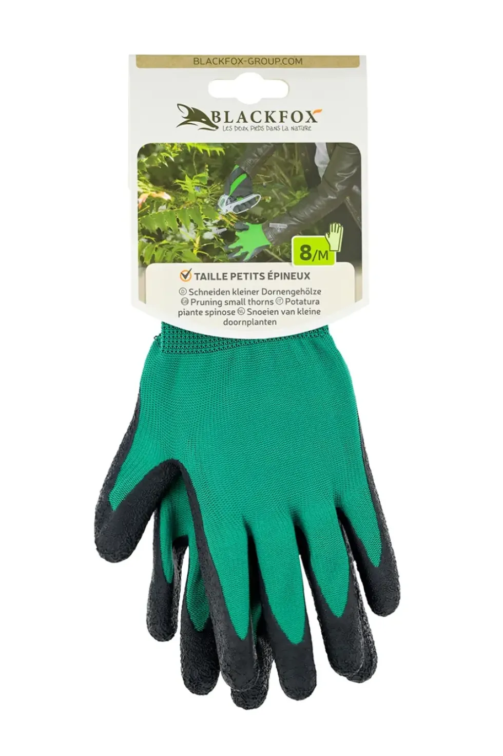 Gant Aubépine coloris vert en polyester caoutchouc Blackfox - taille 7